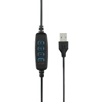hama SpotLight FoldUp 102 II LED Ringlicht mit Stativ schwarz 10,4 Watt