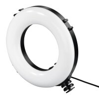 hama SpotLight Smart 80 II LED Ringlicht mit Stativ schwarz 9 Watt