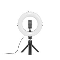 hama SpotLight Smart 80 II LED Ringlicht mit Stativ...