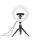 hama SpotLight Smart 80 II LED Ringlicht mit Stativ schwarz 9 Watt