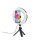 hama SpotLight Smart 80 II LED Ringlicht mit Stativ schwarz 9 Watt