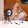 hama SpotLight Smart 80 II LED Ringlicht mit Stativ schwarz 9 Watt