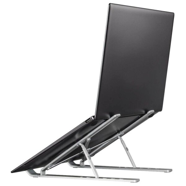 hama Laptop-Ständer silber