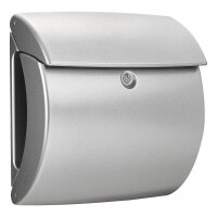 BURG WÄCHTER Briefkasten Kiel 7830 silber