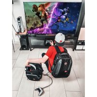 WENGER Laptop-Rucksack PlayerMode Kunstfaser schwarz 20,0 l bis 39,6 cm (15,6 Zoll)