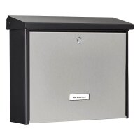 BURG WÄCHTER Briefkasten London 6867 61770 schwarz, silber