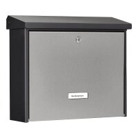 BURG WÄCHTER Briefkasten London 6867 61770 schwarz, silber