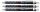 rotring Tikky Druckbleistift-Set schwarz HB 0,35 + 0,5 + 0,7 mm, 3 St.