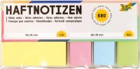 folia Haftnotizen-Set farbsortiert, 1 Set