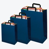 VP Papier-Tragetaschen Topcraft blau 22,0 x 36,0 cm, 50 St.