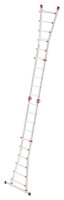 Hailo Gelenkleiter M80 silber 4x 6 Sprossen, H: 167,0 cm