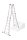 Hailo Gelenkleiter M80 silber 4x 6 Sprossen, H: 167,0 cm