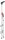 Hailo Stehleiter einseitig L80 ComfortLine silber 3 Stufen, H: 138,0 cm