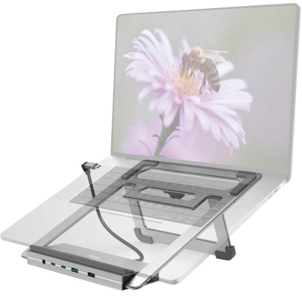 hama Dockingstation mit Laptop-Ständer Connect2Office Stand