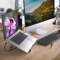 hama Dockingstation mit Laptop-Ständer Connect2Office Stand