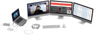 hama Dockingstation mit Laptop-Ständer Connect2Office Stand