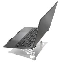 hama Laptop-Ständer silber