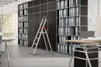 Hailo Stehleiter einseitig L80 ComfortLine silber 7 Stufen, H: 232,0 cm