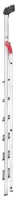Hailo Stehleiter einseitig L80 ComfortLine silber 7 Stufen, H: 232,0 cm