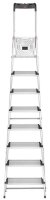 Hailo Stehleiter einseitig L80 ComfortLine silber 8...
