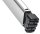 Hailo Stehleiter einseitig L80 ComfortLine silber 8 Stufen, H: 255,0 cm