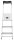 Hailo Stehleiter einseitig L60 StandardLine silber 3 Stufen, H: 138,0 cm