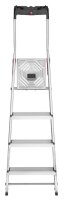 Hailo Stehleiter einseitig L60 StandardLine silber 4...