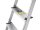 Hailo Stehleiter einseitig L60 StandardLine silber 4 Stufen, H: 161,0 cm