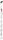 Hailo Stehleiter einseitig L60 StandardLine silber 6 Stufen, H: 208,0 cm