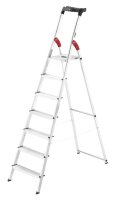 Hailo Stehleiter einseitig L60 StandardLine silber 7...