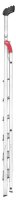 Hailo Stehleiter einseitig L60 StandardLine silber 7 Stufen, H: 232,0 cm