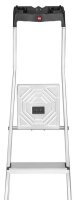 Hailo Stehleiter einseitig L60 StandardLine silber 7 Stufen, H: 232,0 cm