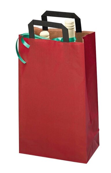 VP Papier-Tragetaschen Topcraft rot 40,0 x 45,0 cm, 50 St.