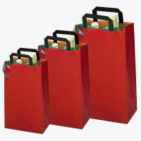 VP Papier-Tragetaschen Topcraft rot 40,0 x 45,0 cm, 50 St.