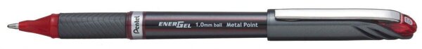 Pentel BL30 Gelschreiber rot/schwarz 0,5 mm, Schreibfarbe: rot, 1 St.