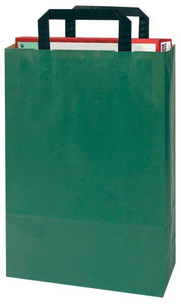 VP Papier-Tragetaschen Topcraft grün 40,0 x 45,0 cm, 50 St.