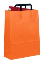 VP Papier-Tragetaschen Topcraft orange 32,0 x 42,0 cm, 50...