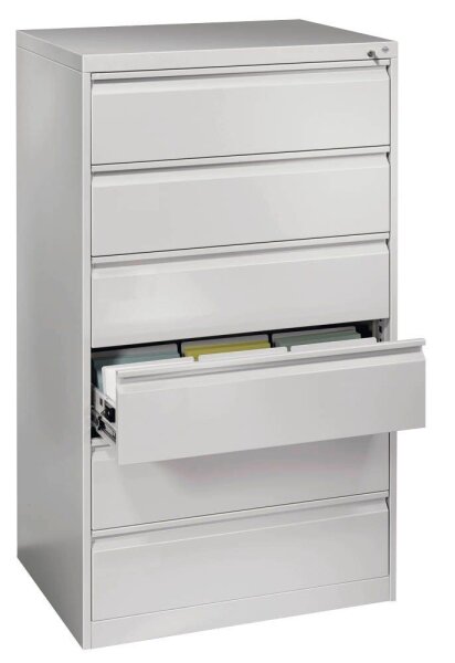CP Acurado Karteischrank lichtgrau 6 Schubladen 78,7 x 59,0 x 135,7 cm, 1 St.