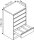 CP Acurado Karteischrank lichtgrau 6 Schubladen 78,7 x 59,0 x 135,7 cm, 1 St.