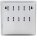 ROTTNER Key Collect 10 Schlüsselkasten silber mit 10 Haken, 22,0 x 5,0 x 22,0 cm, 1 St.