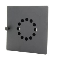 ROTTNER Key Point 10 Schlüsselkasten schwarz mit 10 Haken, 22,0 x 5,0 x 22,0 cm, 1 St.