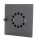ROTTNER Key Point 10 Schlüsselkasten schwarz mit 10 Haken, 22,0 x 5,0 x 22,0 cm, 1 St.