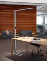 MAUL MAULsirius LED Stehlampe silber