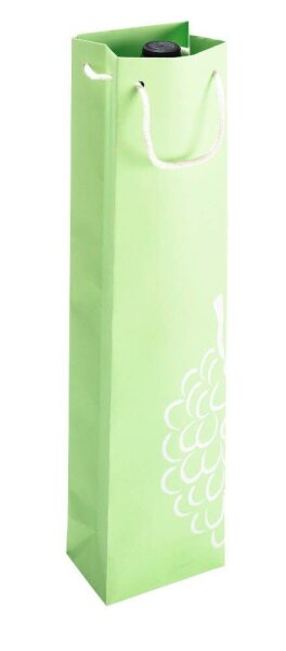 VP Geschenktüten für Flaschen grün 9,5 x 38,0 cm, 25 St.