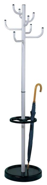 Kerkmann Kleiderständer Sierra 30609814 silber Metall 8 Haken 45,0 x 174,0 cm, 1 St.