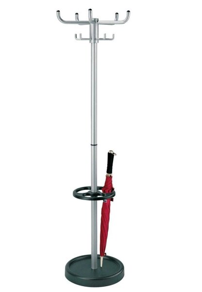 Kerkmann Kleiderständer Larco 30609214 silber Metall 10 Haken 55,0 x 180,0 cm, 1 St.