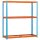 Simonrack Schwerlast-Weitspannregal SIMONFORTE 2409-3 450100045202490 orange, blau 240,0 x 90,0 x 200,0 cm