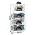 Simonrack Schwerlastregal COMFORT PLUS 5/400 202100014201045 weiß 100,0 x 40,0 x 200,0 cm
