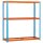 Simonrack Schwerlast-Weitspannregal SIMONFORTE 1806-3 450100045201860 orange, blau 180,0 x 60,0 x 200,0 cm