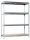 Simonrack Schwerlast-Weitspannregal ECOFORTE 1206-4 778100047201548 silber 150,0 x 45,0 x 200,0 cm
